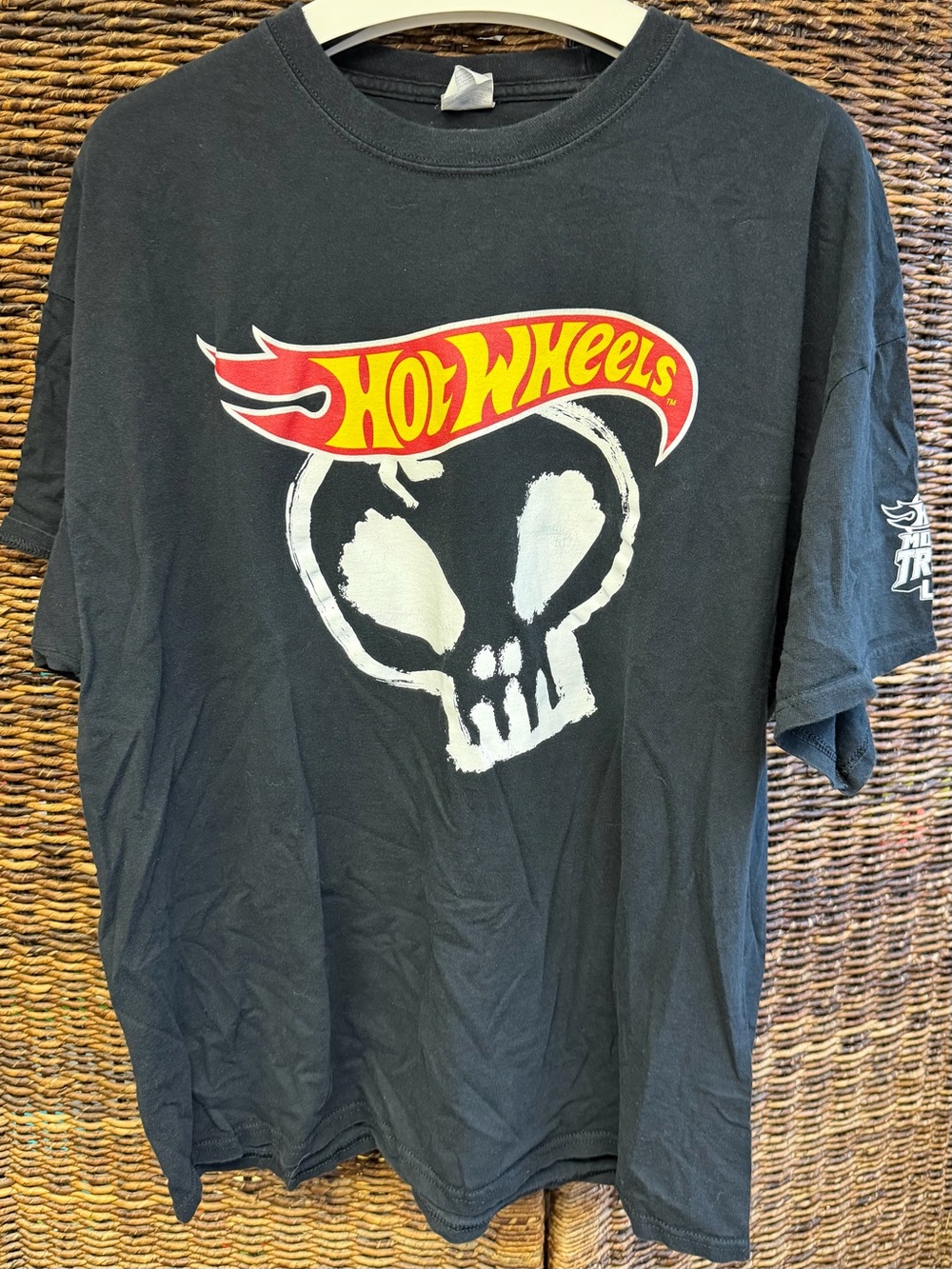Hot‎ Wheels - Monster Trucks Live, Skull Logo Tee - Black, Size:2XL